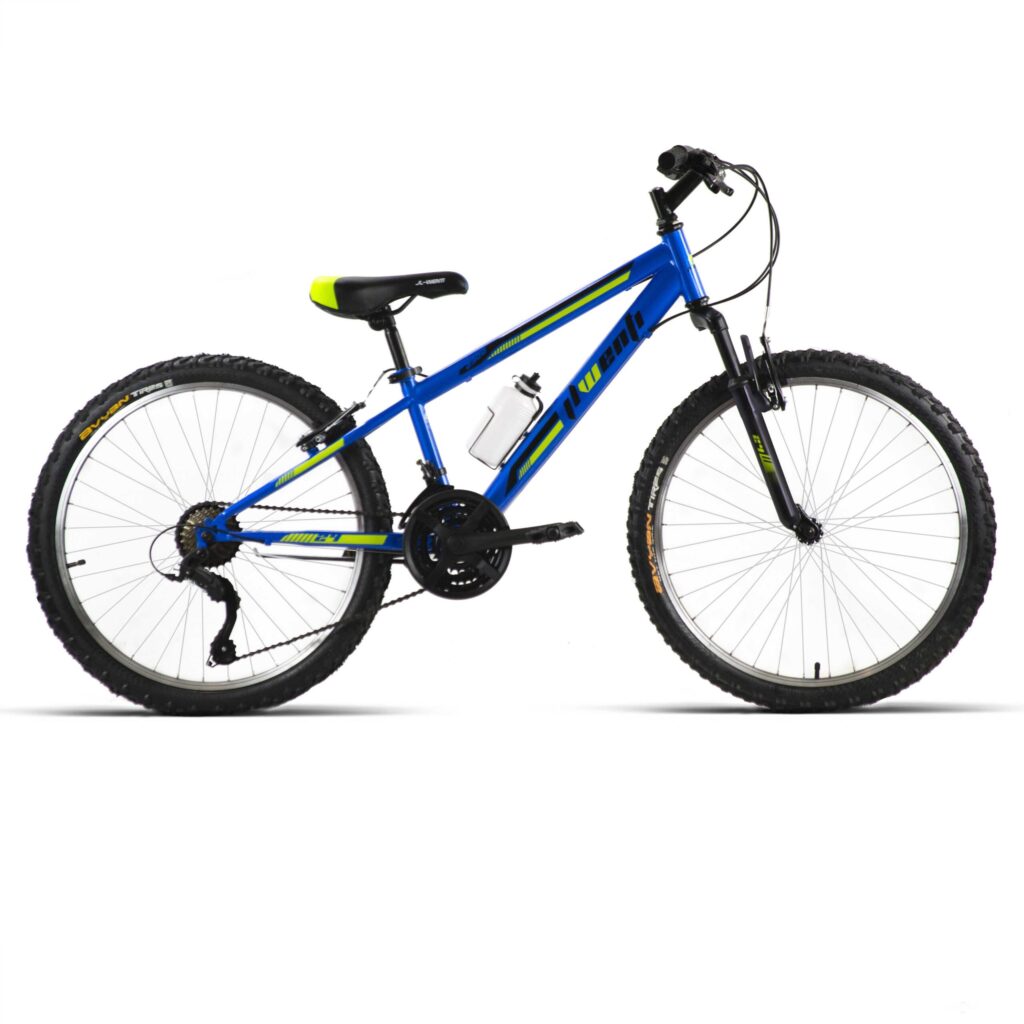 Bicicleta infantil de 24 pulgadas con Suspensión azul