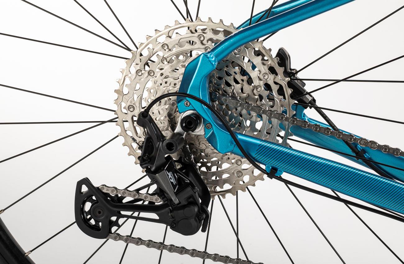 Cambio trasero Shimano Deore XT M8100 de 12 velocidades y piñón 12-51 de la Conor WRC Team