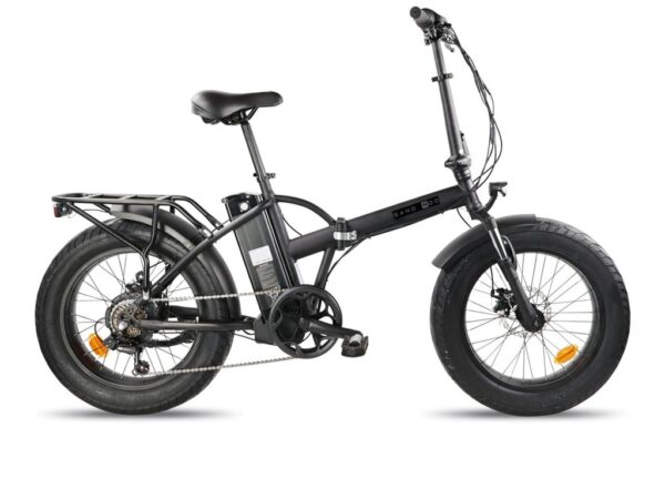 Bicicleta eléctrica plegable fat 20x4,00 EB802 en color negro