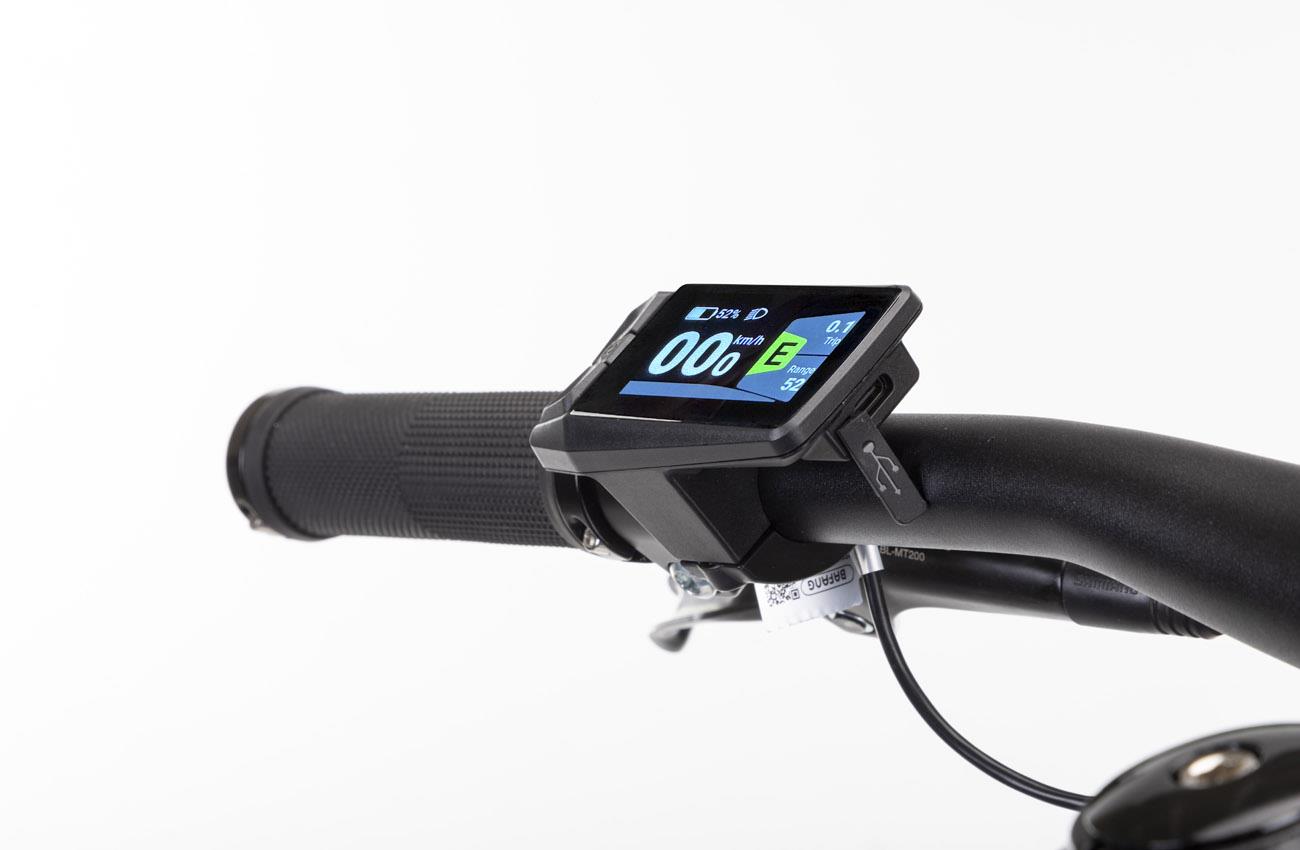 Pantalla Bafang C080 con Bluetooth y carga USB-C de la bicicleta eléctrica Conor KIRK