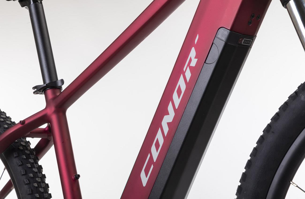 Batería integrada de 720 Wh de la bicicleta eléctrica Conor KIRK roja