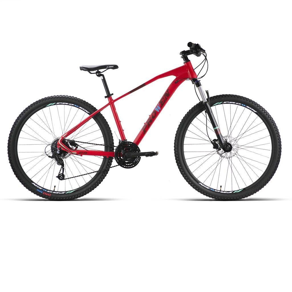Bicicleta de montaña Prowen Pro 100 de 29 pulgadas roja
