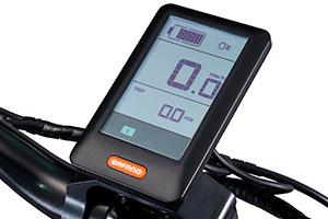 Pantalla Bafang DP C10 con cinco niveles de asistencia y puerto USB