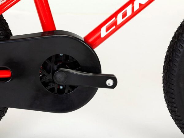 Cubrecadenas integral y biela de la bicicleta infantil Conor KID 16 pulgadas roja