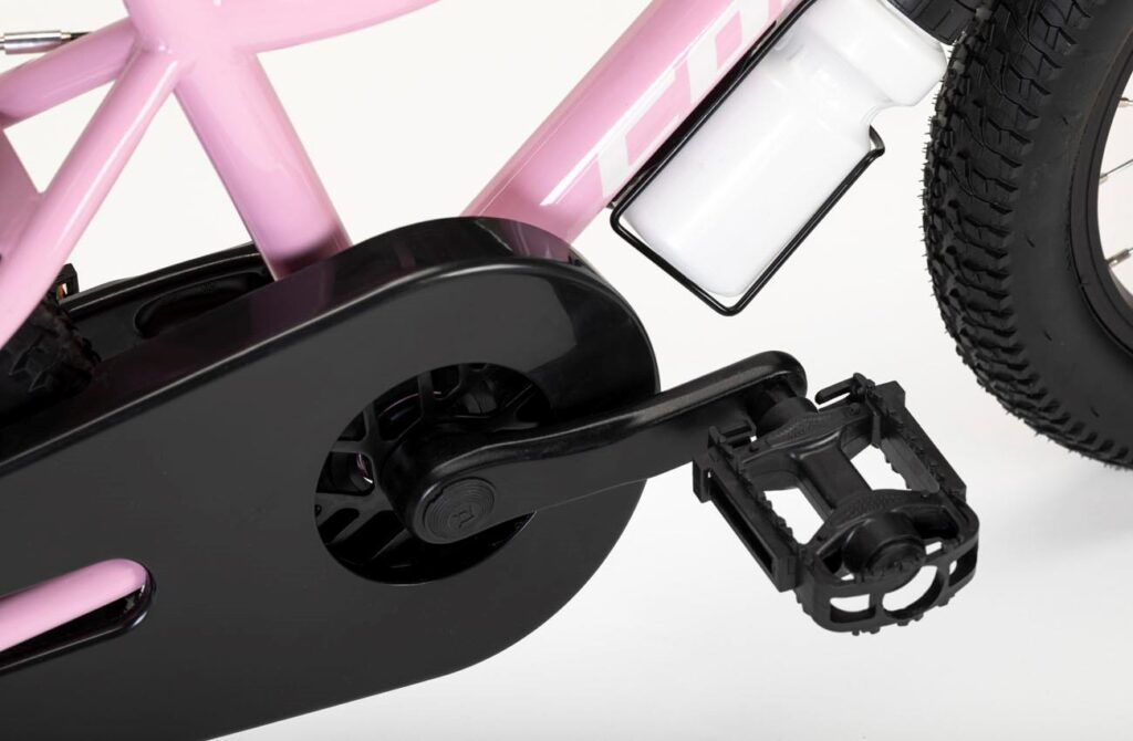 Cubrecadenas integral y pedal de la bicicleta infantil Conor KID 16 pulgadas rosa