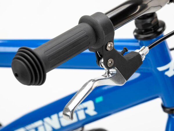 Maneta de freno de medida infantil y puño de la bicicleta Conor KID 18 pulgadas azul