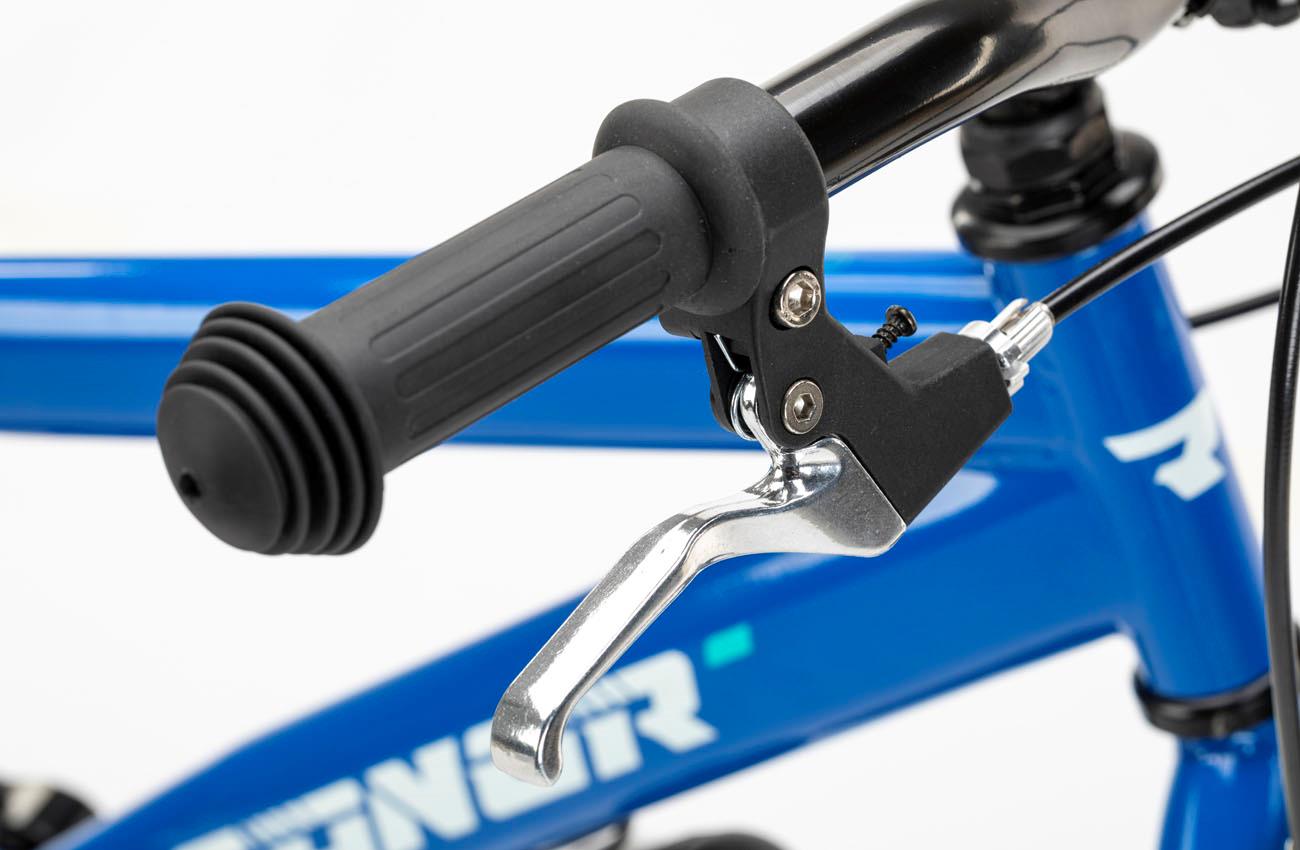 Maneta de freno de medida infantil y puño de la bicicleta Conor KID 18 pulgadas azul