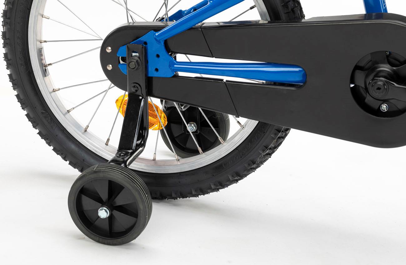 Ruedines desmontables de la bicicleta infantil Conor KID 18 pulgadas azul