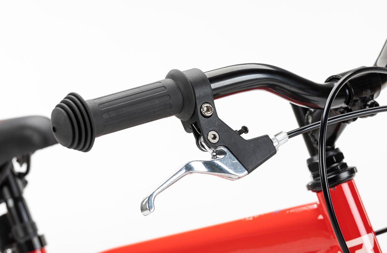 Maneta de freno de medida infantil y puño de la bicicleta infantil Conor KID 18 pulgadas rojo