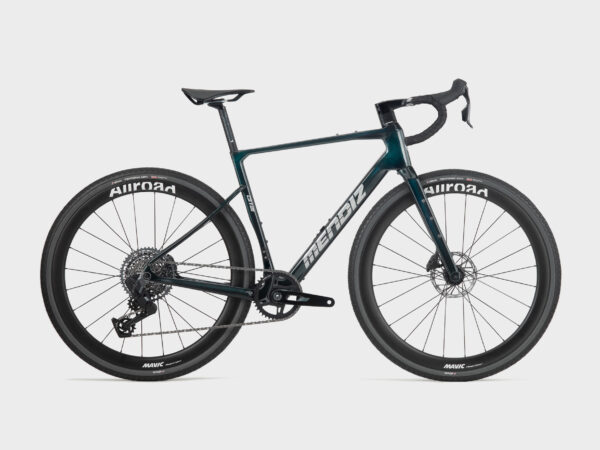 Bicicleta de gravel Mendiz G12 MPL verde inglés, vista lateral (foto orientativa del color)